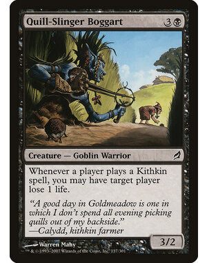 Magic: The Gathering Quill-Slinger Boggart (137) Moderately Played