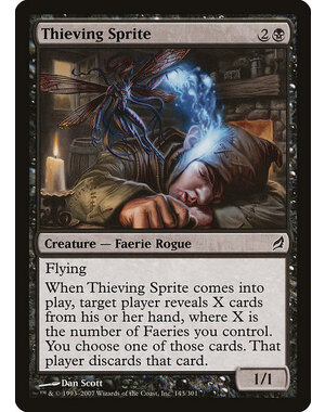 Magic: The Gathering Thieving Sprite (143) Moderately Played