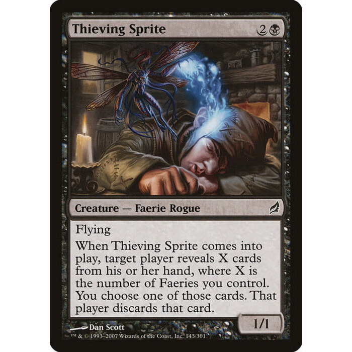 Magic: The Gathering Thieving Sprite (143) Moderately Played