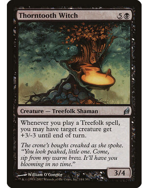 Magic: The Gathering Thorntooth Witch (144) Moderately Played