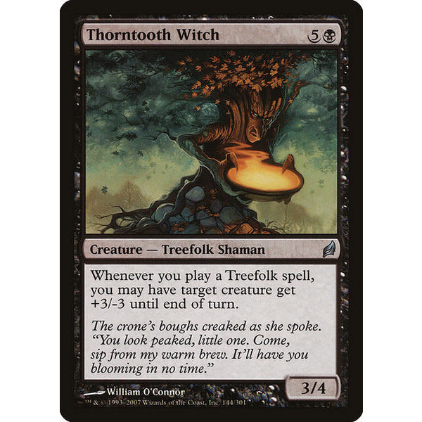 Magic: The Gathering Thorntooth Witch (144) Moderately Played