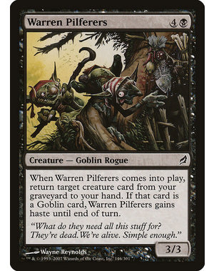 Magic: The Gathering Warren Pilferers (146) Moderately Played