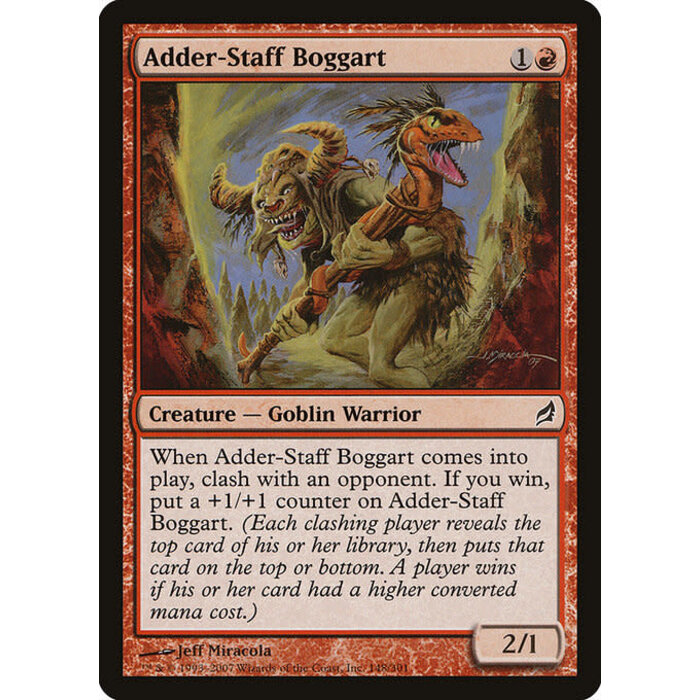 Magic: The Gathering Adder-Staff Boggart (148) Moderately Played