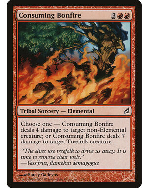 Magic: The Gathering Consuming Bonfire (161) Moderately Played