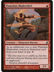Magic: The Gathering Flamekin Bladewhirl (165) Moderately Played