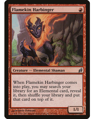 Magic: The Gathering Flamekin Harbinger (167) Lightly Played