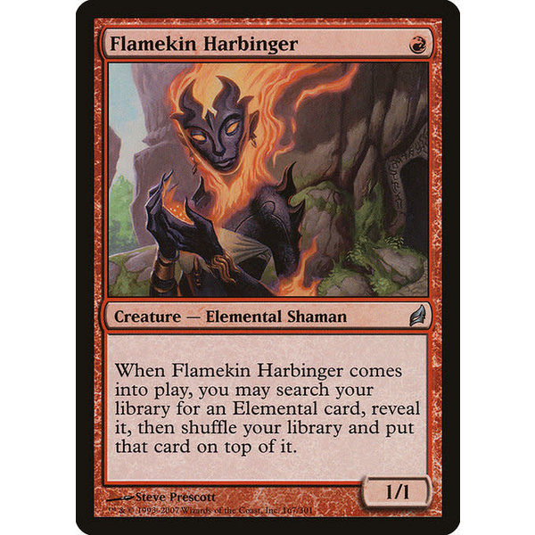 Magic: The Gathering Flamekin Harbinger (167) Lightly Played