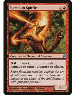 Magic: The Gathering Flamekin Spitfire (168) Moderately Played