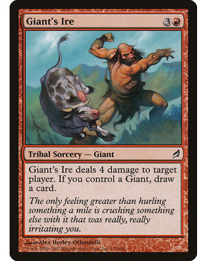 Magic: The Gathering Giant's Ire (170) Moderately Played
