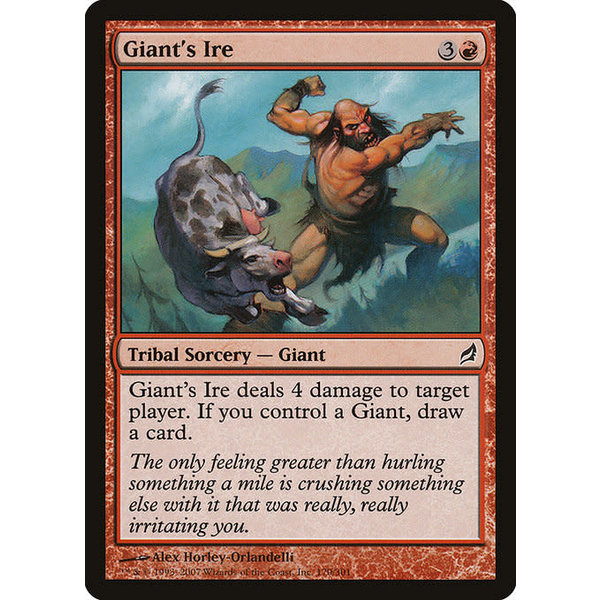 Magic: The Gathering Giant's Ire (170) Moderately Played