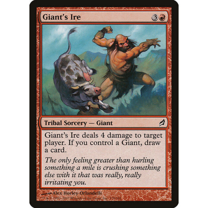 Magic: The Gathering Giant's Ire (170) Moderately Played