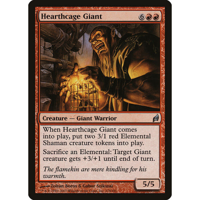 Magic: The Gathering Hearthcage Giant (174) Moderately Played