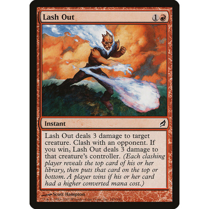 Magic: The Gathering Lash Out (183) Moderately Played
