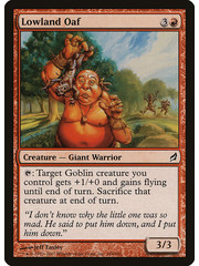 Magic: The Gathering Lowland Oaf (184) Lightly Played Foil