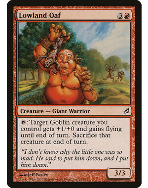 Magic: The Gathering Lowland Oaf (184) Moderately Played