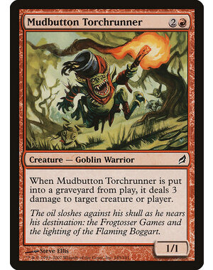 Magic: The Gathering Mudbutton Torchrunner (185) Moderately Played
