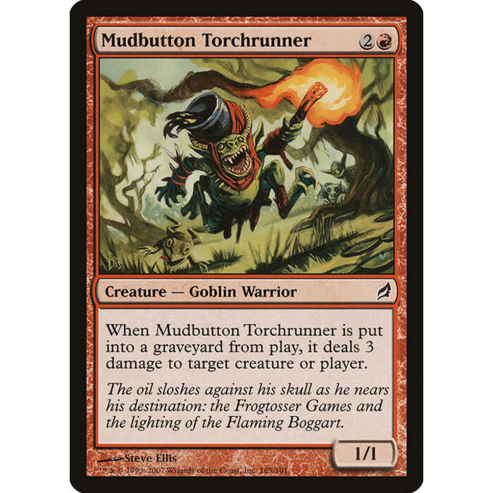 Magic: The Gathering Mudbutton Torchrunner (185) Moderately Played