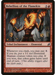 Magic: The Gathering Rebellion of the Flamekin (188) Moderately Played