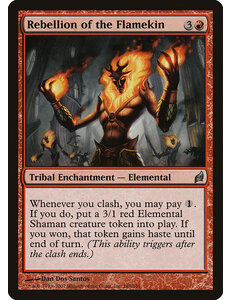 Magic: The Gathering Rebellion of the Flamekin (188) Moderately Played
