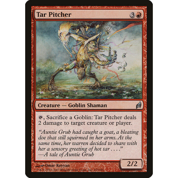 Magic: The Gathering Tar Pitcher (193) Moderately Played