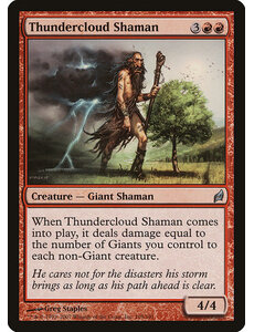 Magic: The Gathering Thundercloud Shaman (195) Moderately Played