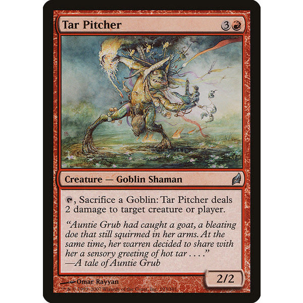 Magic: The Gathering Tar Pitcher (193) Moderately Played Foil