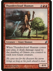 Magic: The Gathering Thundercloud Shaman (195) Moderately Played Foil