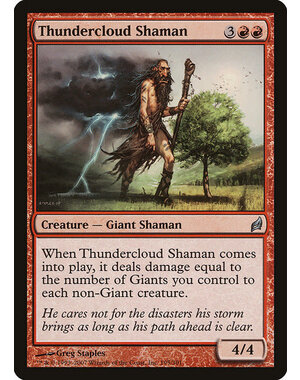 Magic: The Gathering Thundercloud Shaman (195) Moderately Played Foil