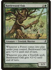 Magic: The Gathering Battlewand Oak (197) Moderately Played