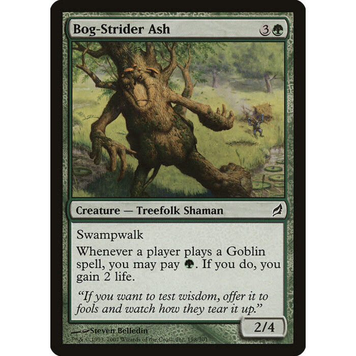 Magic: The Gathering Bog-Strider Ash (198) Moderately Played