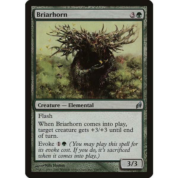 Magic: The Gathering Briarhorn (199) Moderately Played