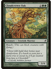 Magic: The Gathering Cloudcrown Oak (201) Moderately Played
