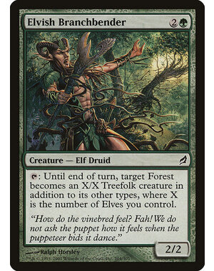 Magic: The Gathering Elvish Branchbender (204) Moderately Played Foil