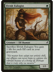 Magic: The Gathering Elvish Eulogist (205) Moderately Played