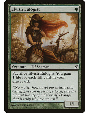 Magic: The Gathering Elvish Eulogist (205) Moderately Played