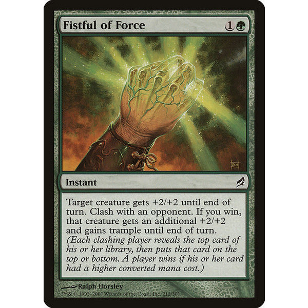 Magic: The Gathering Fistful of Force (212) Moderately Played