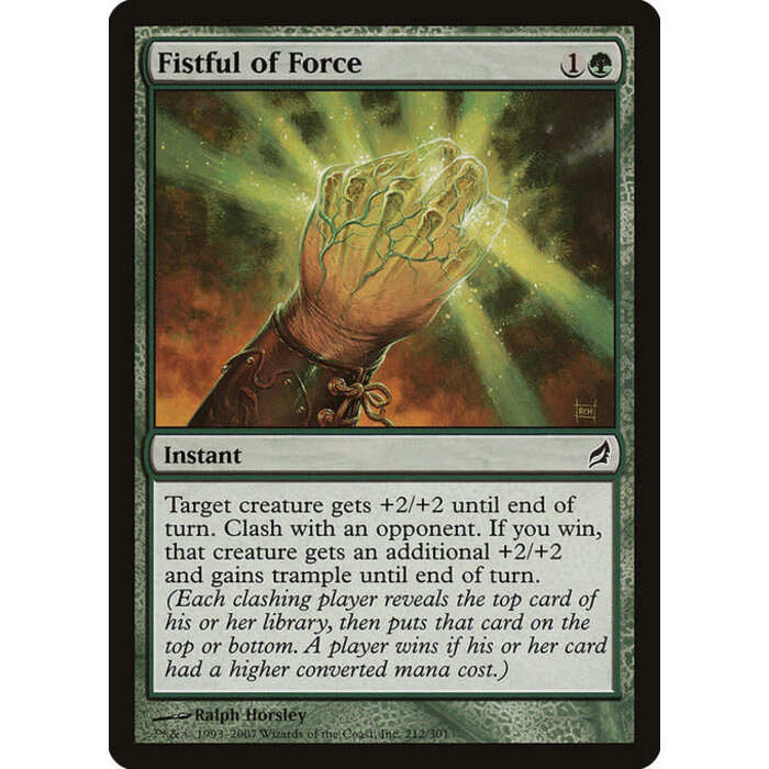 Magic: The Gathering Fistful of Force (212) Moderately Played
