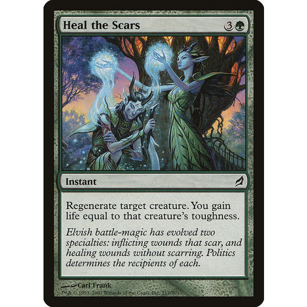 Magic: The Gathering Heal the Scars (217) Moderately Played Foil