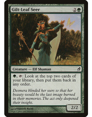 Magic: The Gathering Gilt-Leaf Seer (215) Moderately Played