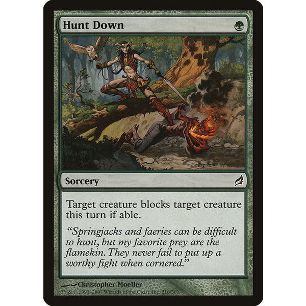 Magic: The Gathering Hunt Down (218) Moderately Played