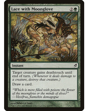 Magic: The Gathering Lace with Moonglove (225) Moderately Played