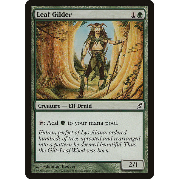 Magic: The Gathering Leaf Gilder (227) Moderately Played