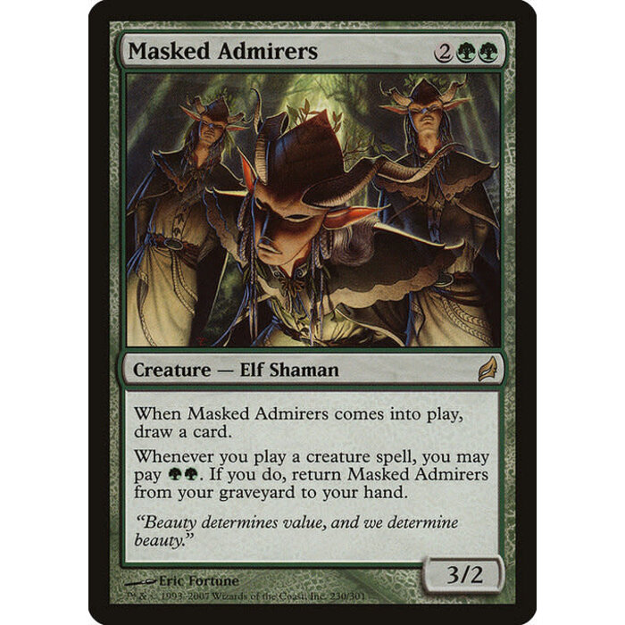 Magic: The Gathering Masked Admirers (230) Moderately Played