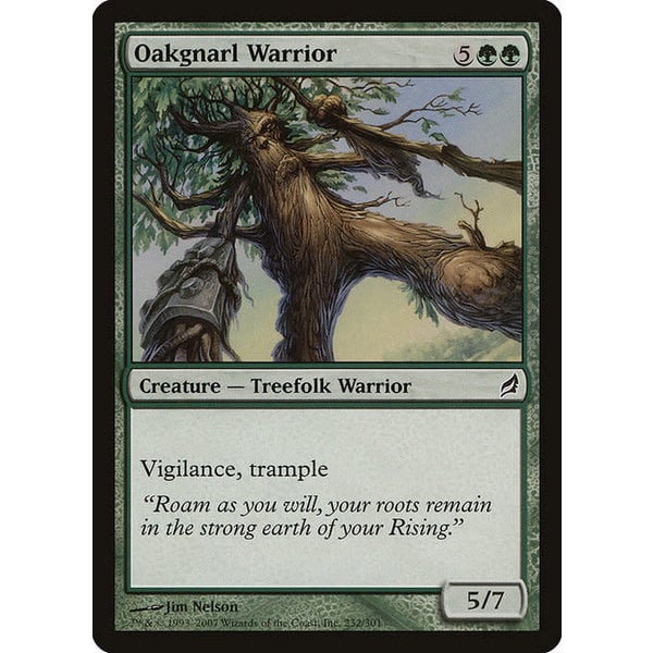 Magic: The Gathering Oakgnarl Warrior (232) Moderately Played