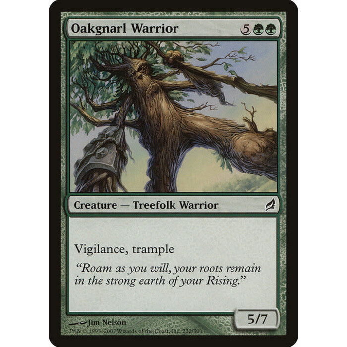 Magic: The Gathering Oakgnarl Warrior (232) Moderately Played
