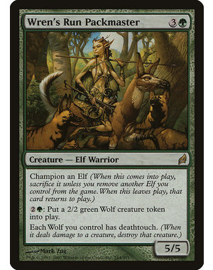 Magic: The Gathering Wren's Run Packmaster (244) Moderately Played