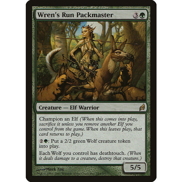 Magic: The Gathering Wren's Run Packmaster (244) Moderately Played