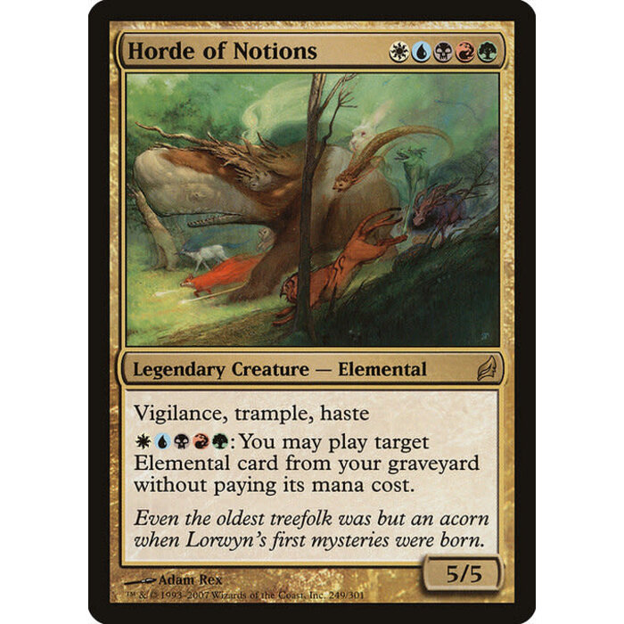 Magic: The Gathering Horde of Notions (249) Moderately Played