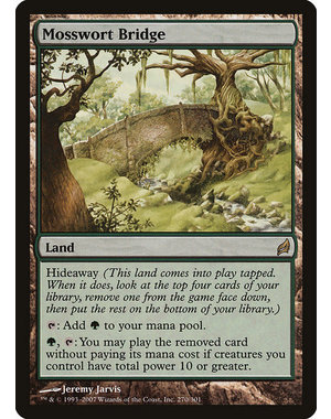 Magic: The Gathering Mosswort Bridge (270) Lightly Played Foil