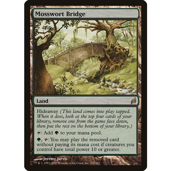 Magic: The Gathering Mosswort Bridge (270) Lightly Played Foil